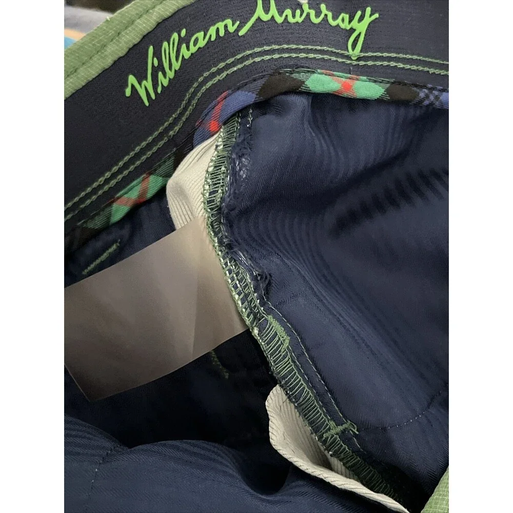 EUC William Murray Shorts Green Performance Classic Straight Fit Golf sz 32 - Picture 10 of 11